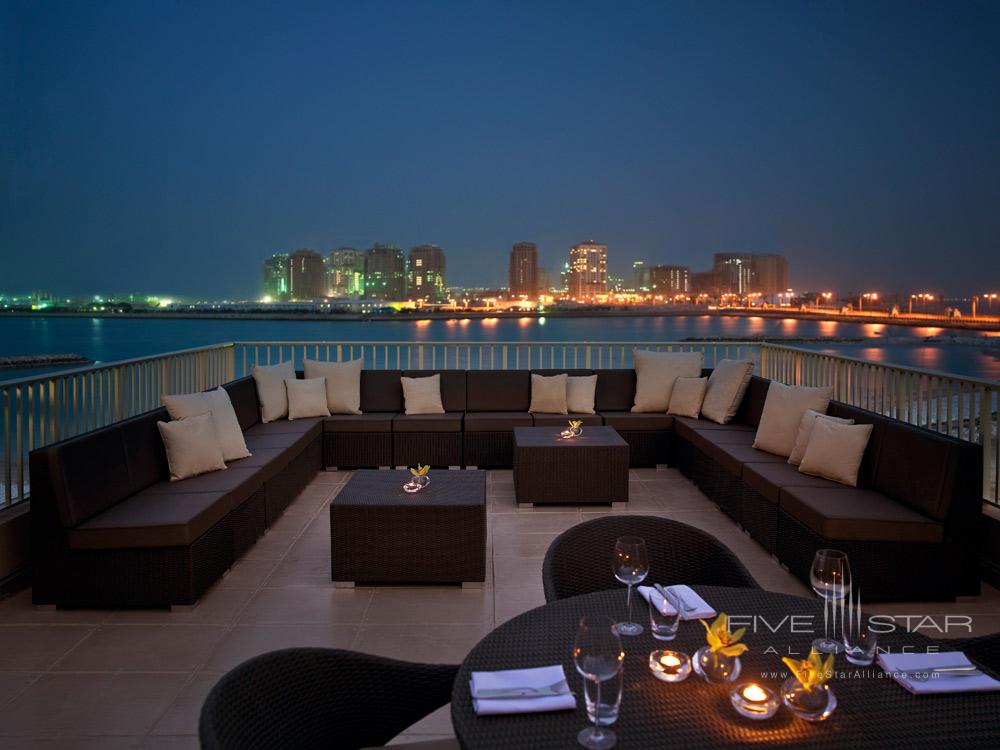 View from terrace lounge at Grand Hyatt Doha, Qatar