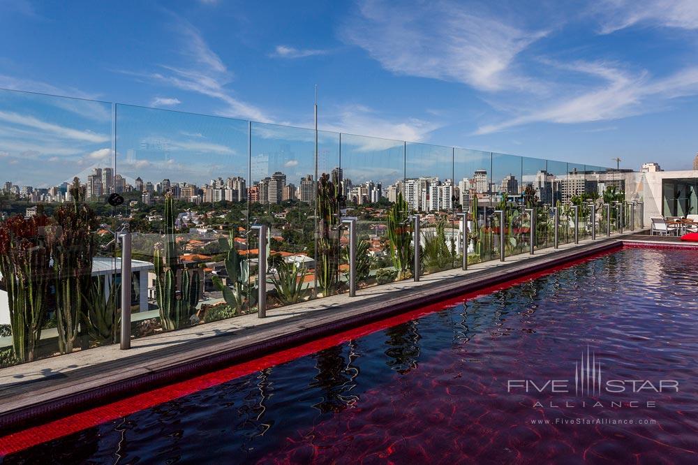Skye Pool at Hotel Unique Sao Paulo, Brazil
