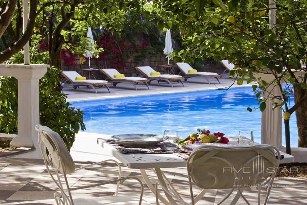 Pool at Grand Hotel Cocumella in Sant'Agnello di Sorrento, Italy