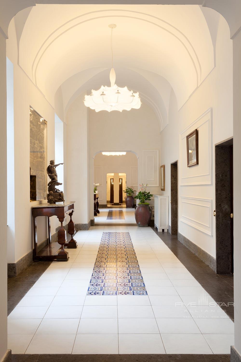 Lobby at Grand Hotel Cocumella in Sant'Agnello di Sorrento, Italy
