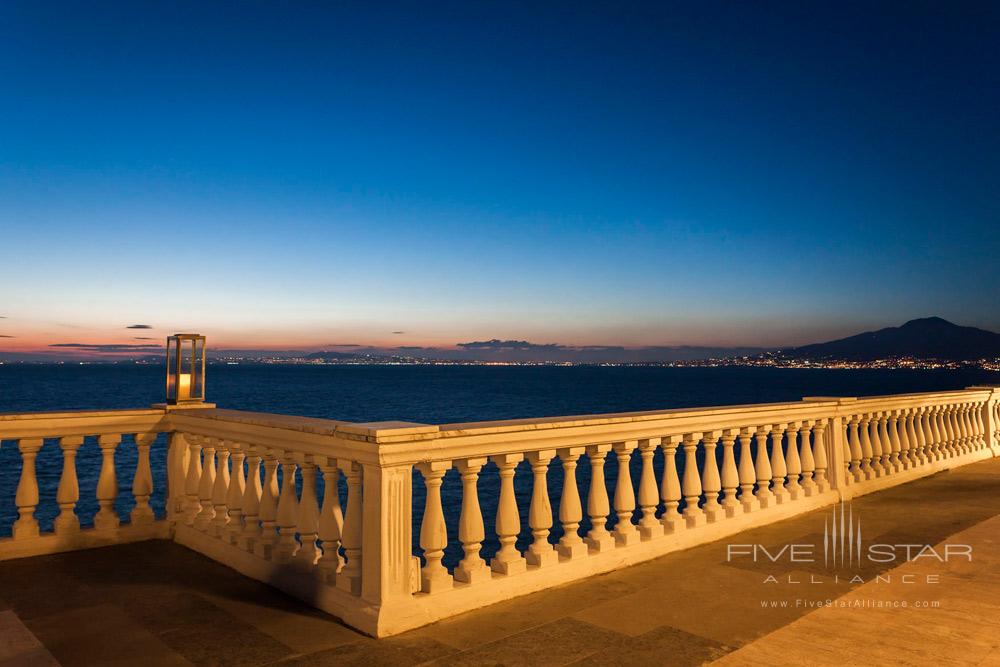Terrace at Grand Hotel Cocumella in Sant'Agnello di Sorrento, Italy