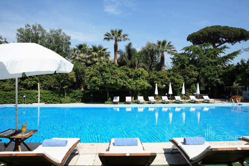 Pool at Grand Hotel Cocumella in Sant'Agnello di Sorrento, Italy