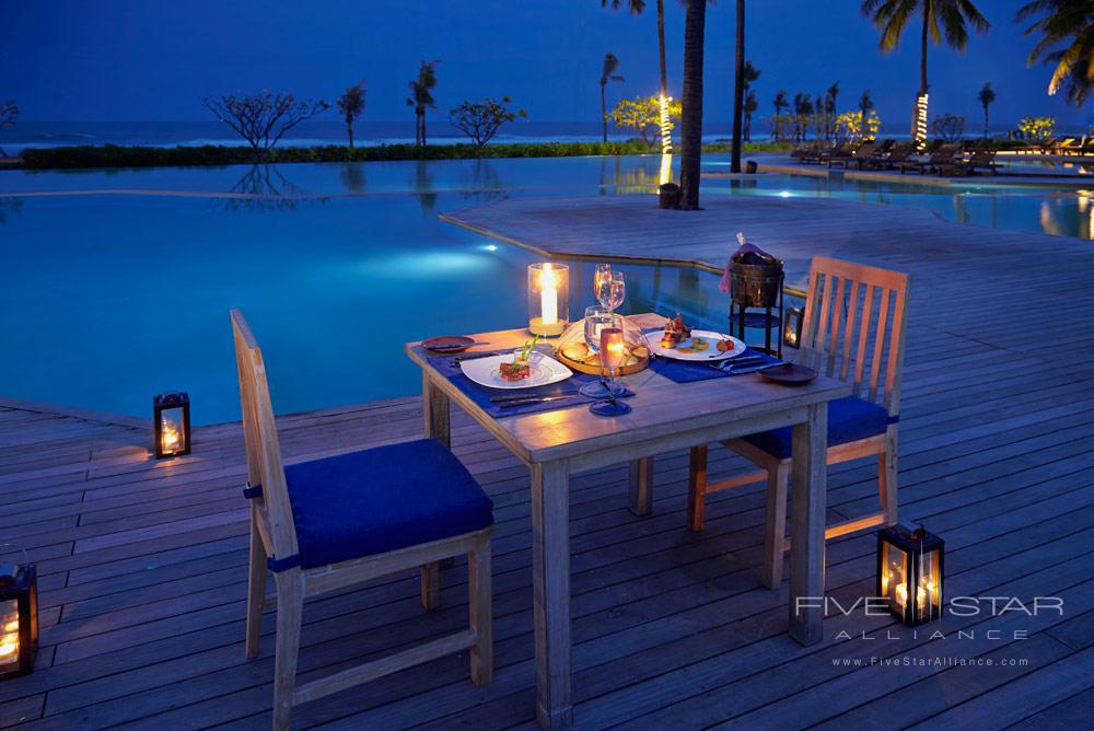 Private romantic dinner at Evason Hua Hin, Khirikhan, Thailand