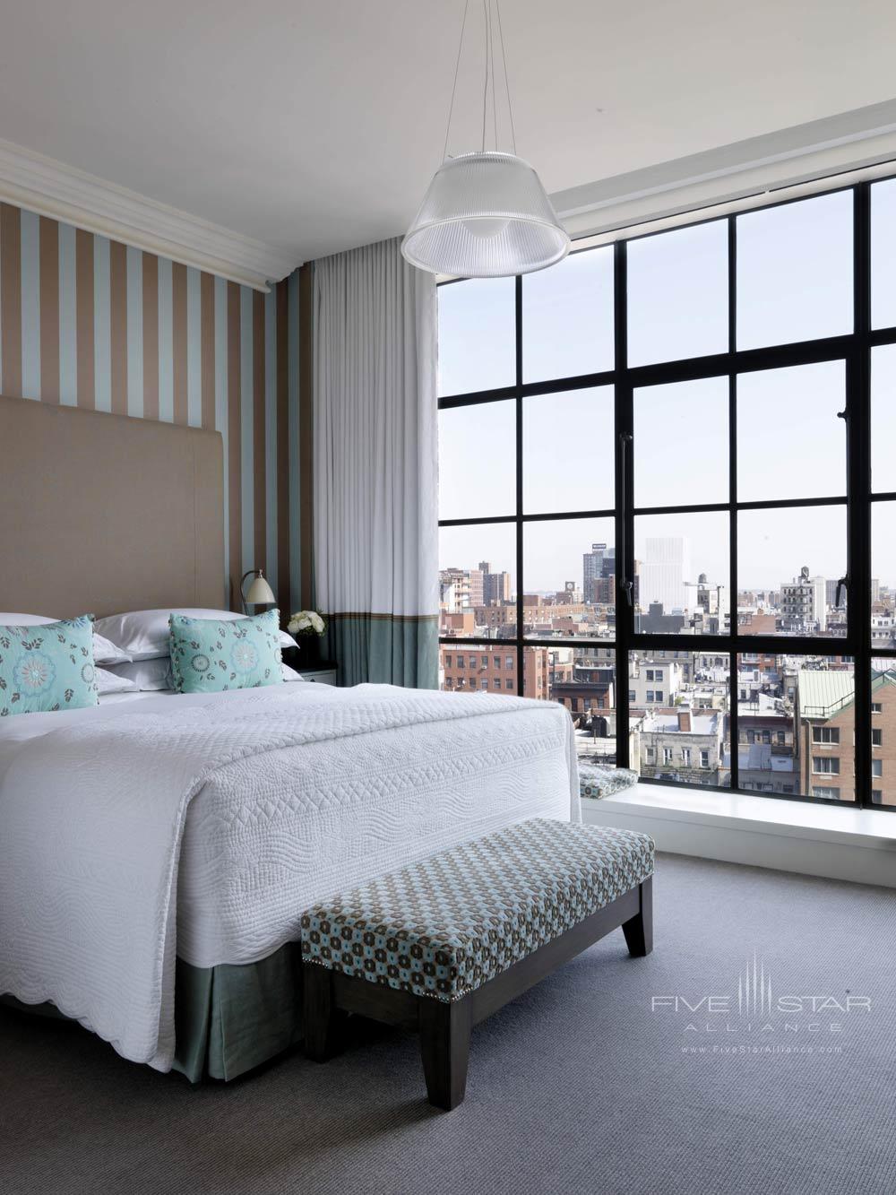 Guestroom at Crosby Street Hotel, New York