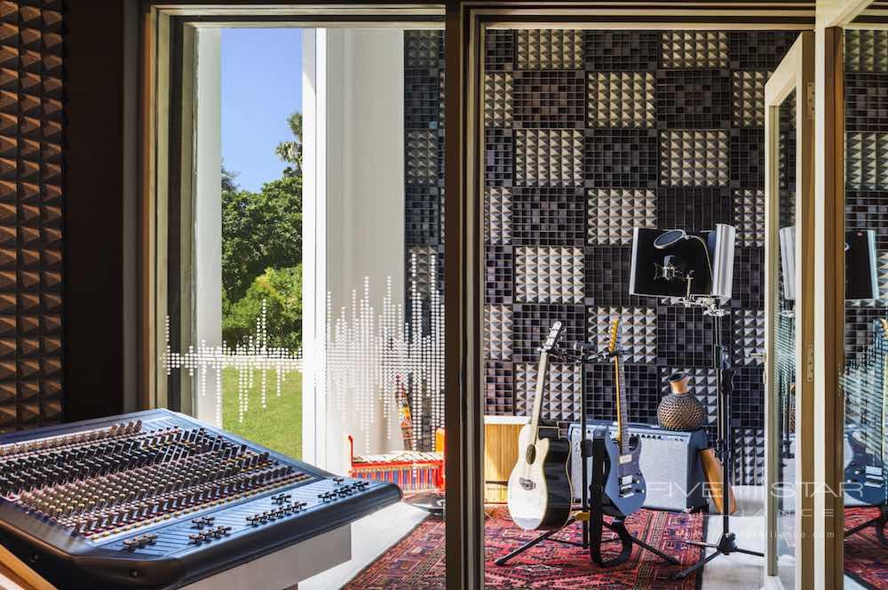 The first W Sound Suite is at the W Retreat &amp; Spa Bali - Seminyak. It is a privatesoundproof recording studio and writing room available to both professional musicians and hotel guests. There is also a private vocal booth overlooking the properties tropical garden.