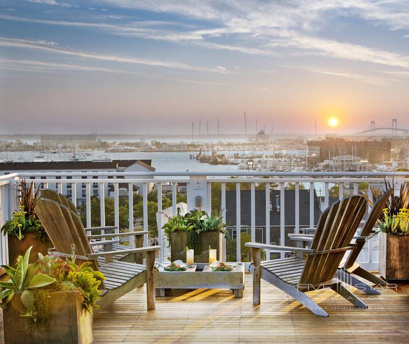 View of Newport Harbour from The Vanderbilt Hotel