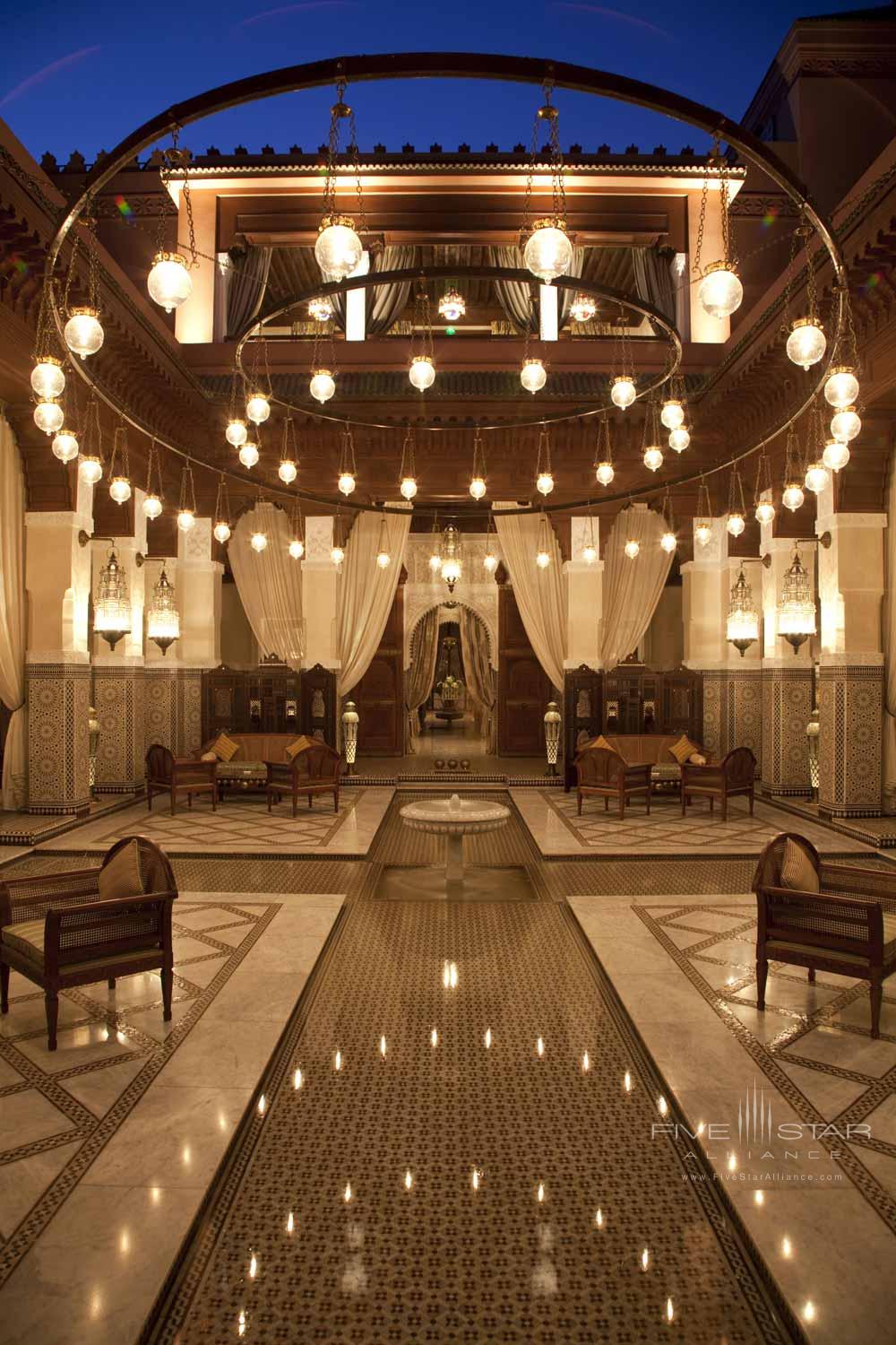 Lobby of Royal Mansour Marrakech, Morocco