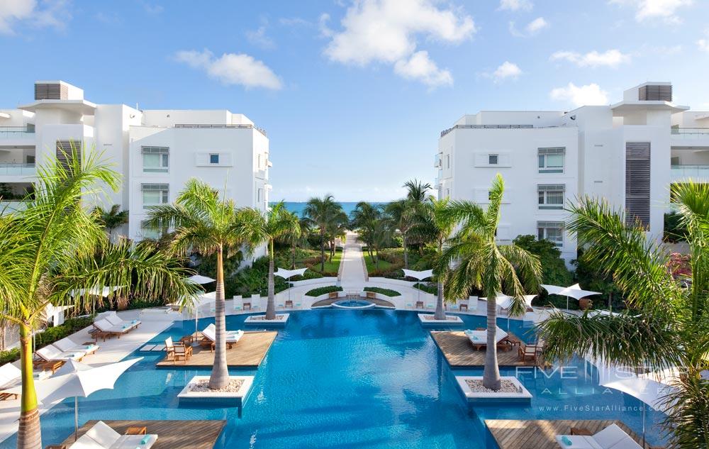 Infinity Edged 7000 Square Foot Pool at Wymara Resort and Villas, Turks and Caicos