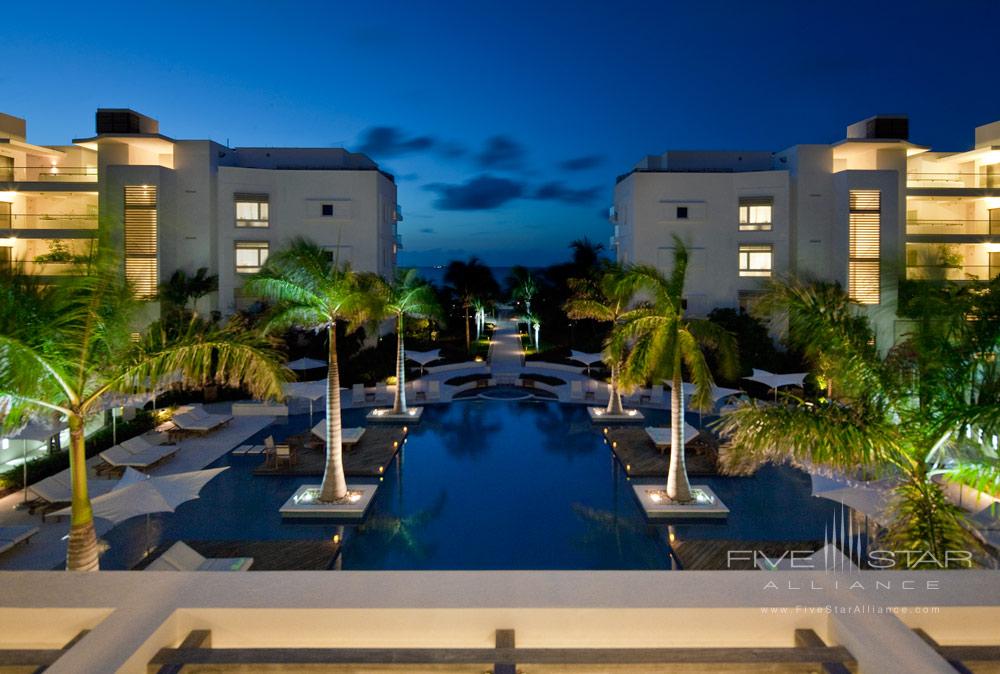 Balcony View of The Infinity Pool at Wymara Resort and Villas, Turks and Caicos