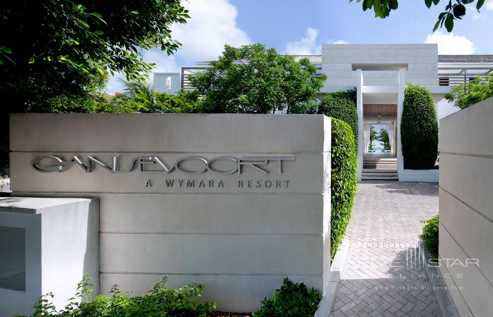 Hotel Entrance to Wymara Resort and Villas, Turks and Caicos