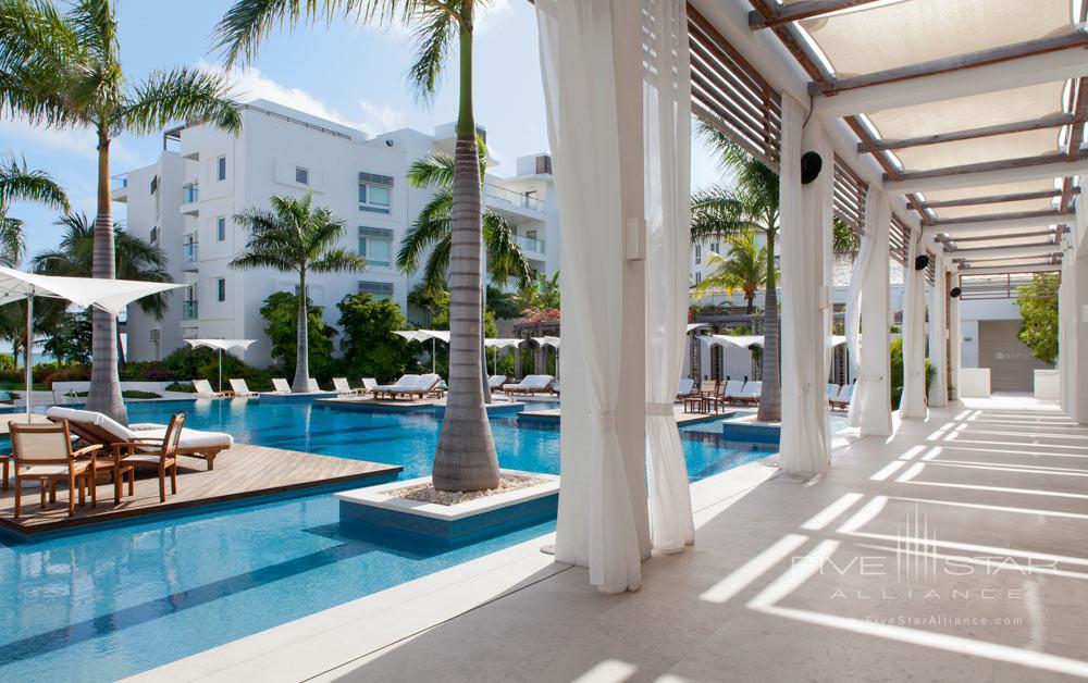 Pool Area Walkway at Wymara Resort and Villas, Turks and Caicos