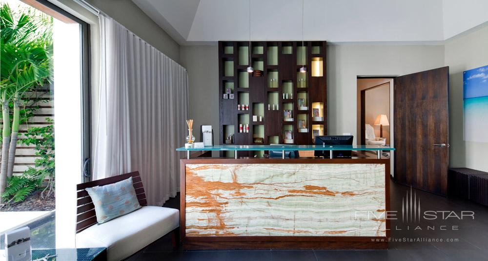 Exhale Spa Reception at Wymara Resort and Villas, Turks and Caicos