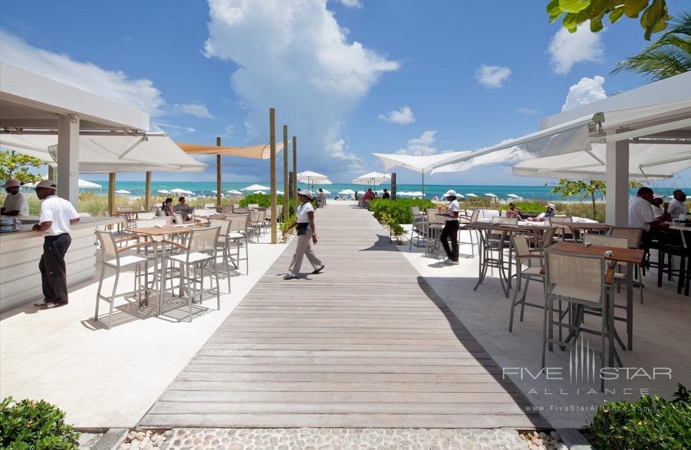 Beach Bar and Grill at Wymara Resort and Villas, Turks and Caicos