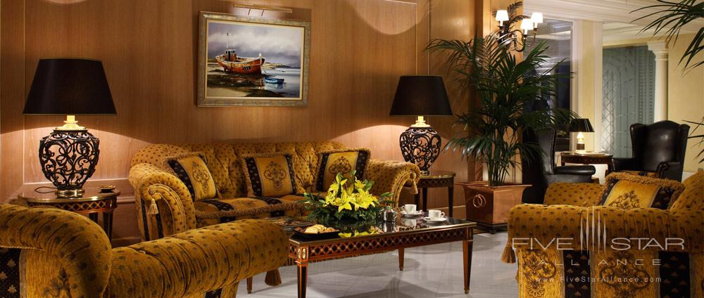 Sitting Area in Suite at Royal Olympic Hotel Greece