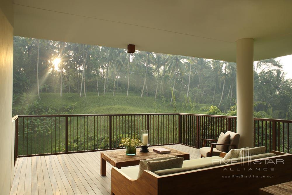 Tree Villa Terrace View at Alila Ubud