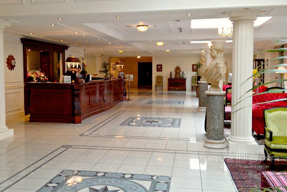 Reception Area at Stanhope Hotel, Brussels, Belgium