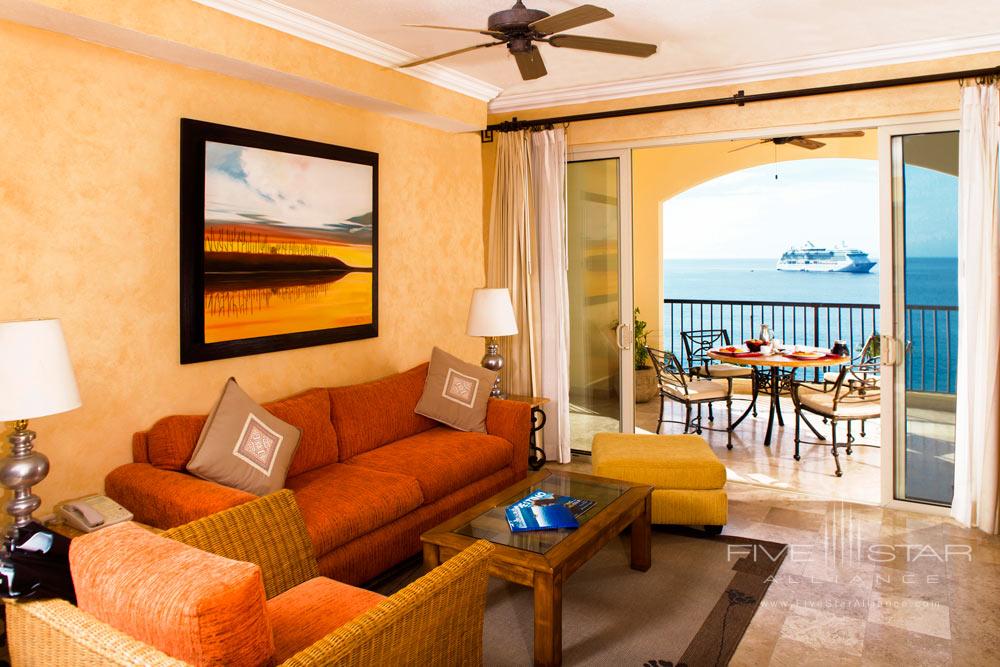 One Bedroom Suite Living Area at Villa Del Arco Beach Resort And Grand Spa, Cabo San Lucas