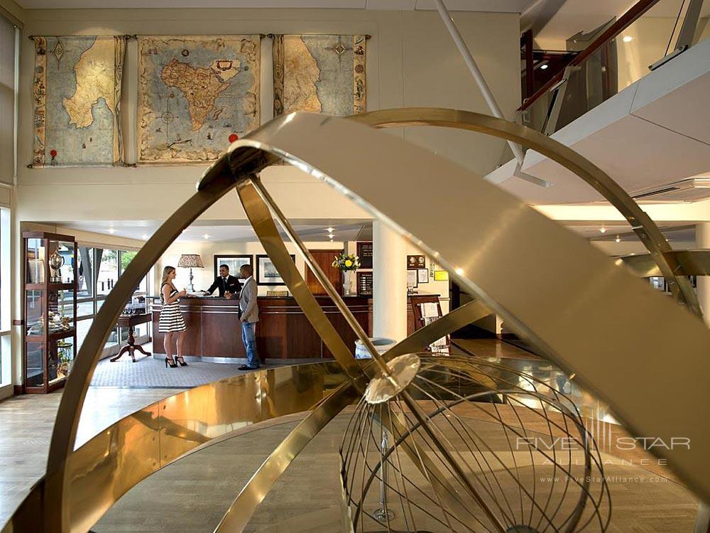 Lobby of The PortsWood Hotel, CApe Town, South Africa