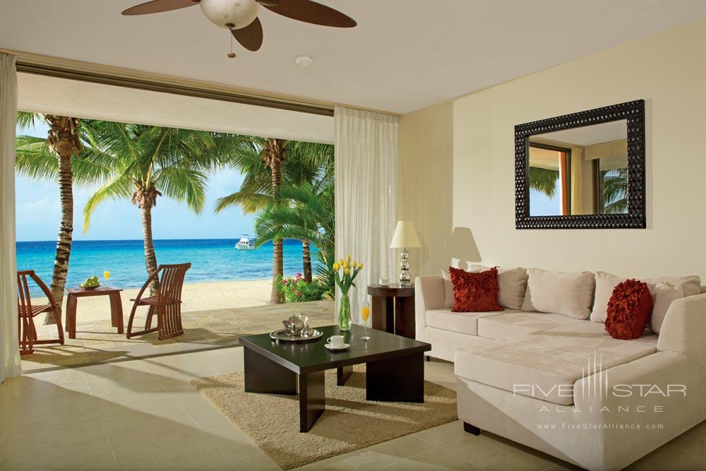 Swim Up Suite Lounge at Aura Cozumel Grand Resort