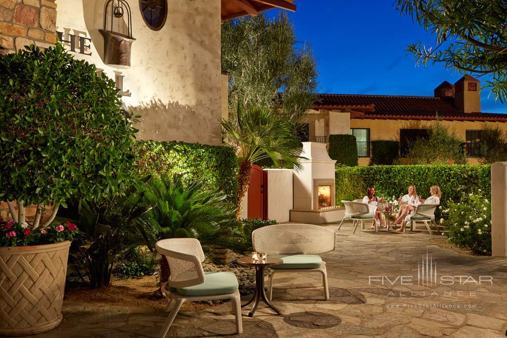 Ladies Private Spa Patio at Miramonte Resort and Spa, Indian Wells, CA