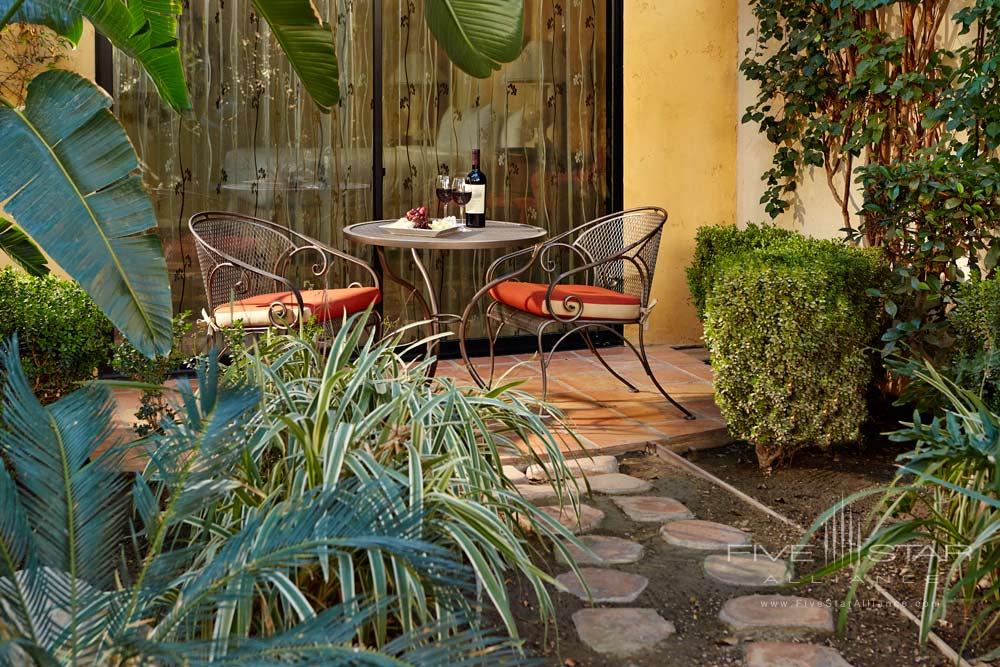 Private Patio Area at Miramonte Resort and Spa, Indian Wells, CA