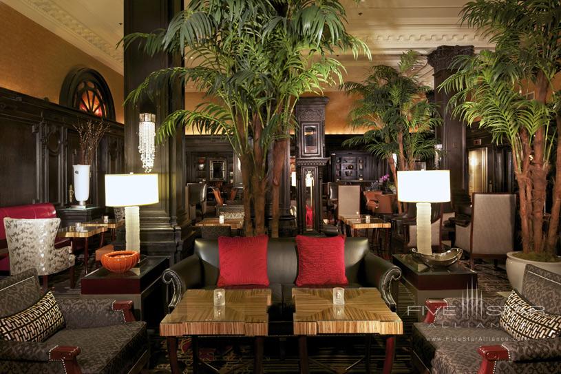 The Algonquin Hotel Lobby at Night