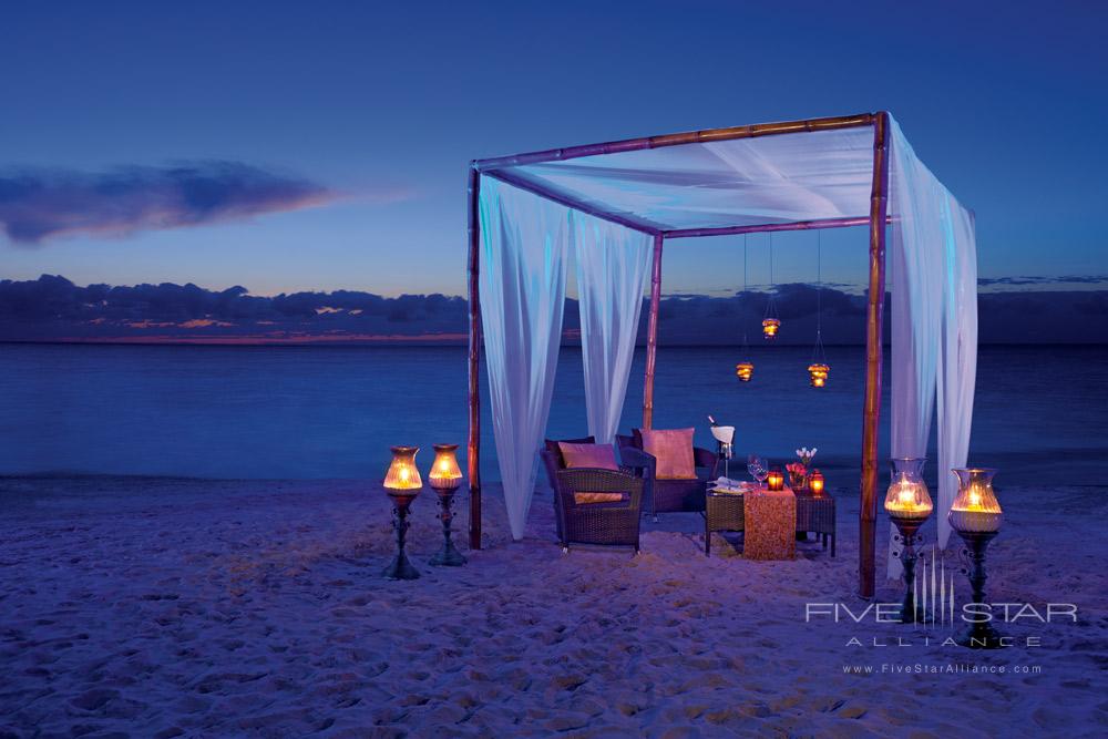 Romantic dinner at Secrets Capri Riviera Cancun in Playa del Carmen, Mexico