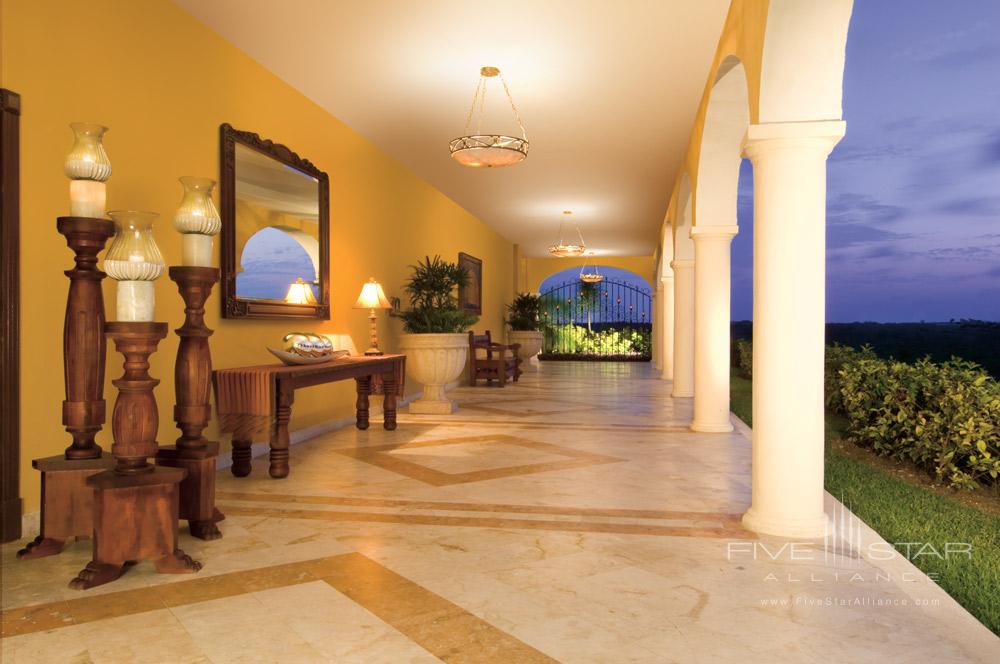 Guestroom corridor at Secrets Capri Riviera Cancun in Playa del Carmen, Mexico