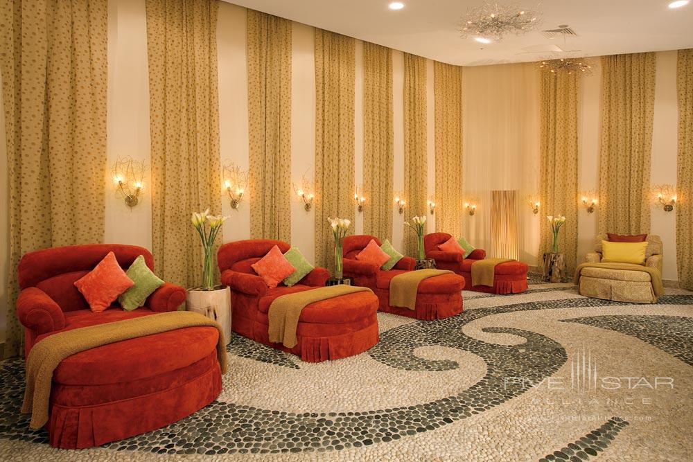 Preferred Club relaxation room at Secrets Maroma Beach Riviera Cancun in Playa Del Carmen, QR, Mexico