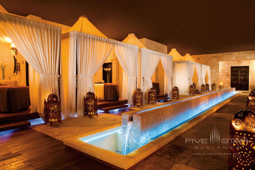 Private indoor massage cabanas at Secrets Maroma Beach Riviera Cancun in Playa Del Carmen, QR, Mexicol