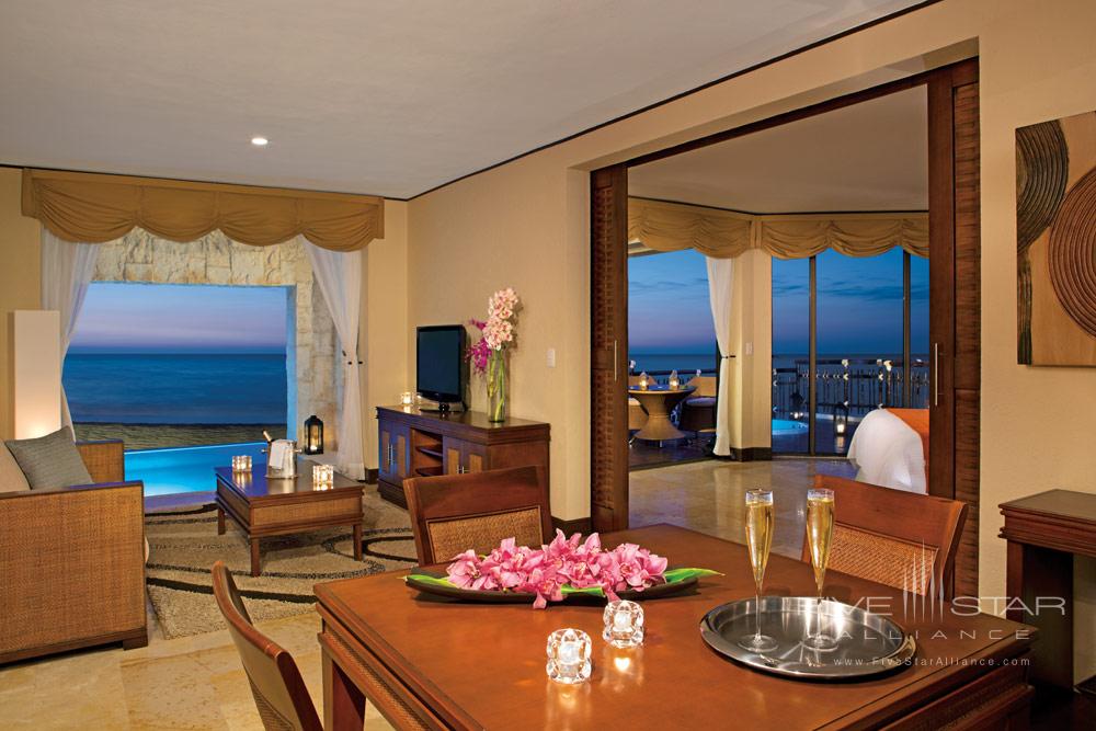 Living Area of Governor Suite at Dreams Riviera Cancun Resort and Spa