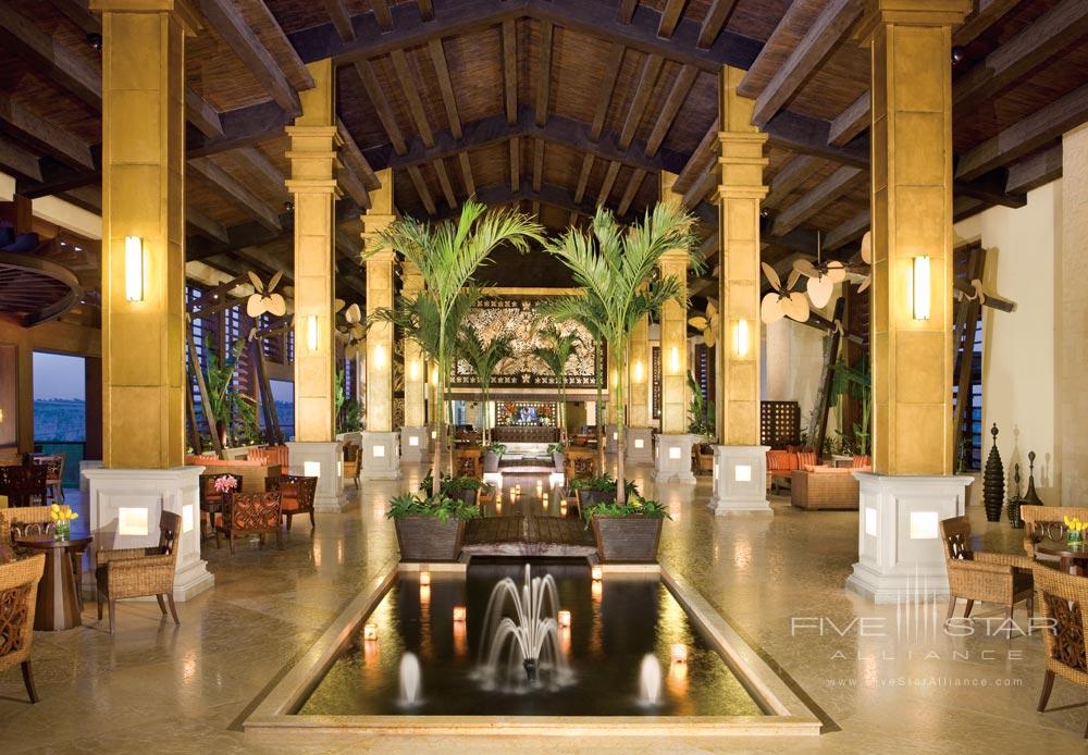 Lobby by Night at Dreams Riviera Cancun Resort and Spa