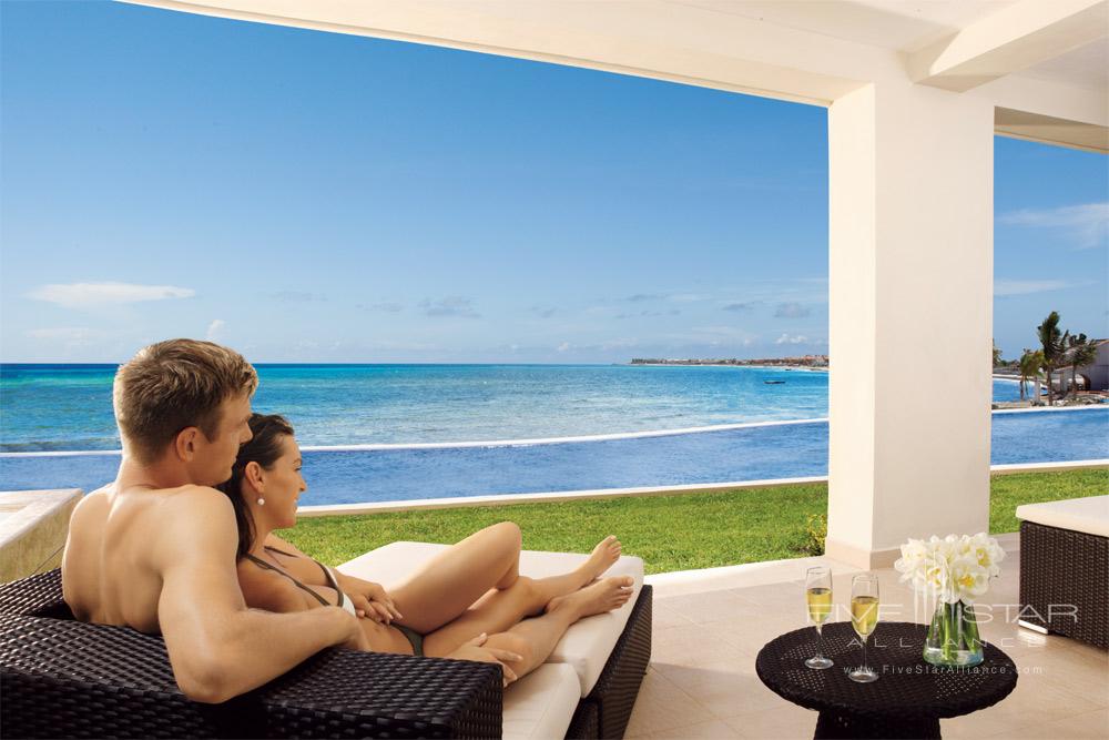 Swim up Suites Offer Private Terraces with Direct Pool Access at Secrets Silversands Riviera Cancun