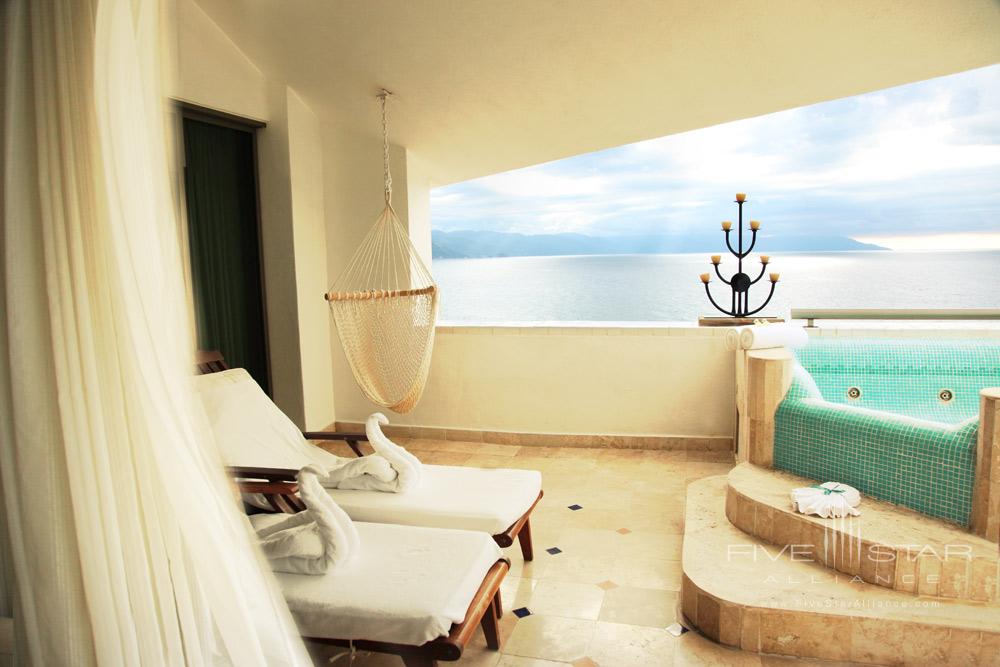 Master Suite Terrace at Villa Premiere Hotel and Spa, Puerto Vallarta