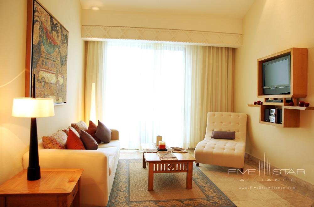 Spa Suite Living Room at Villa Premiere Hotel and Spa, Puerto Vallarta