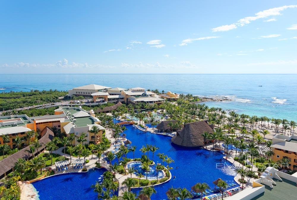 Aerial View of Barcelo Maya Palace Deluxe