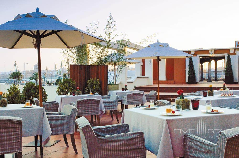 Terrace Dining at Hesperia Finisterre, Spain