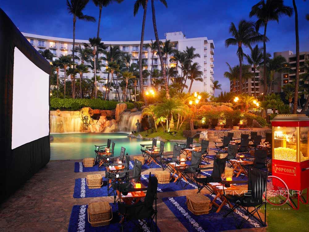 Movie Night by the Pool at the Westin Maui