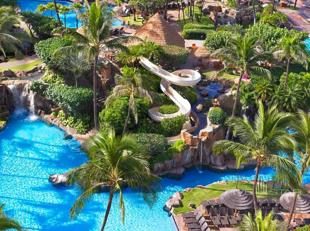Pool Complete with Slide at Westin Maui
