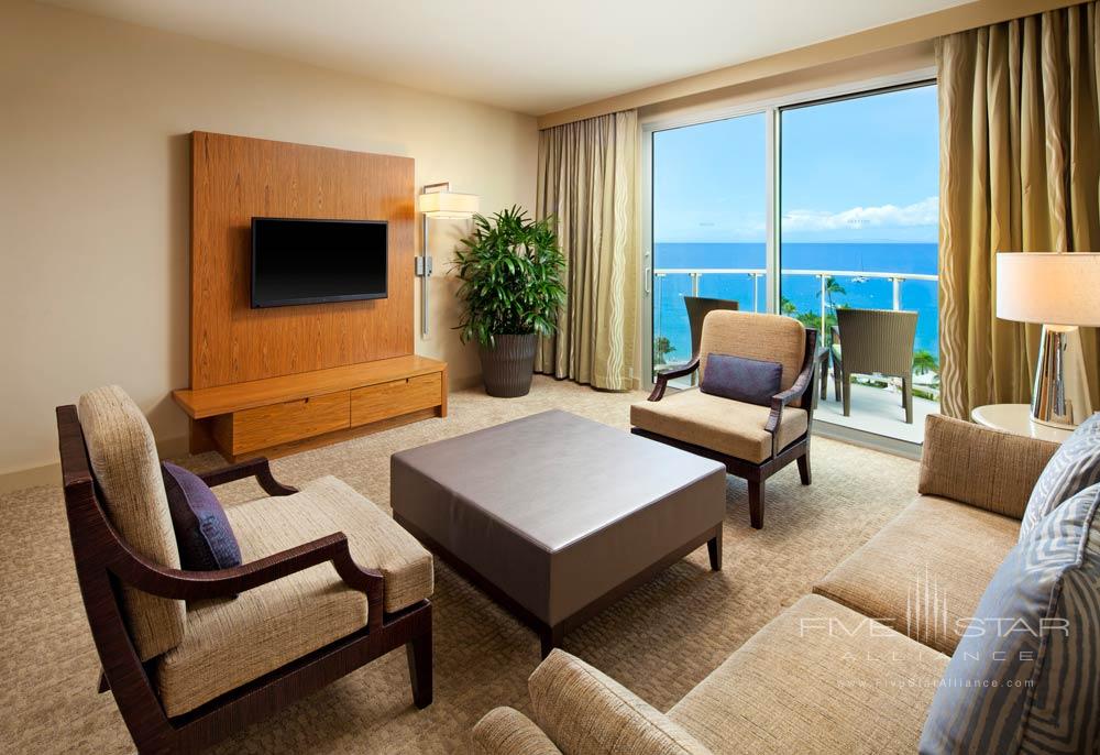 Living Room of Exectutive Suite at Westin Maui