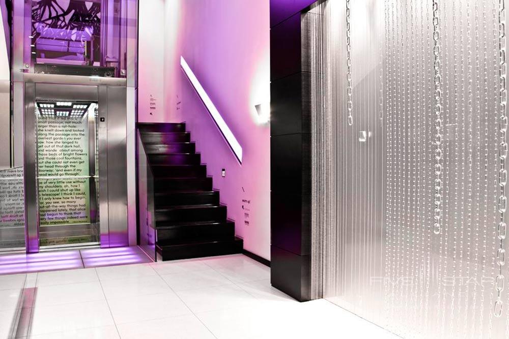 Elevators at Internacional Design Hotel