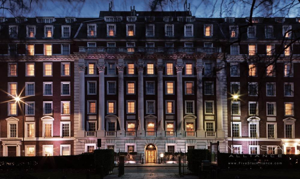 Exterior at night of The Millennium Mayfair Hotel