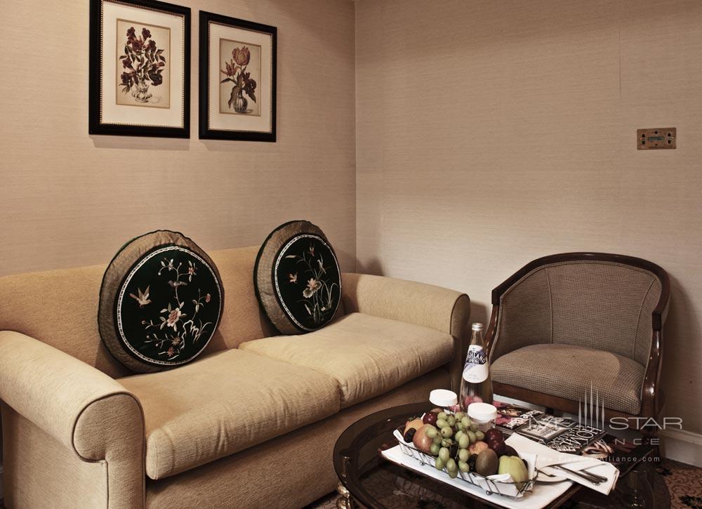 Luxury Suite Lounge Area at The Millennium Mayfair Hotel