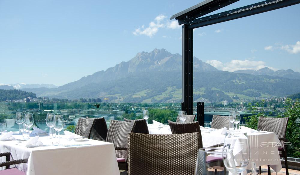 Outdoor Terrace Dining with Amazing View at Art Deco Montana