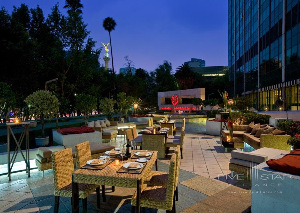 Amici Terrace at Sheraton Maria Isabel Hotel Towers, Mexico City, Mexico