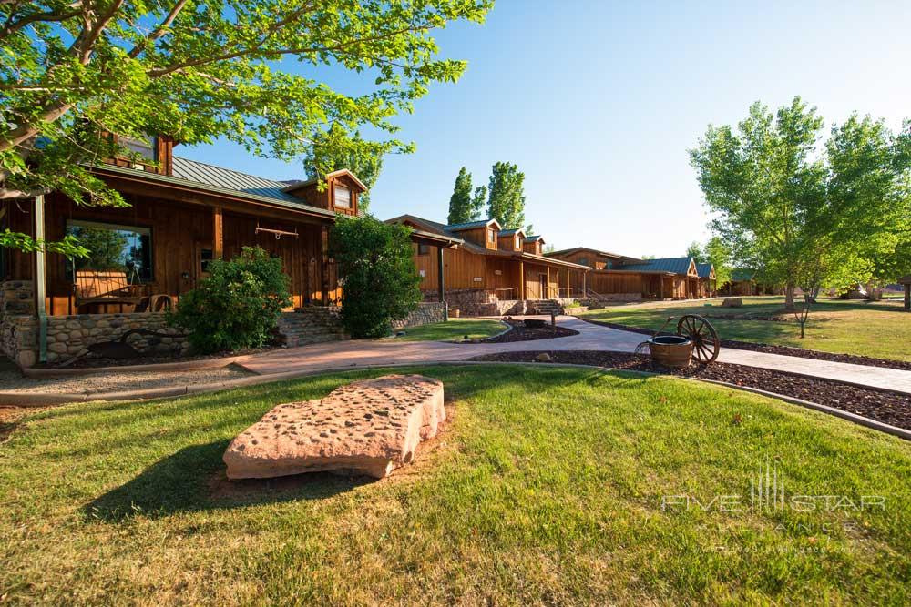 Exterior of River Cabin at Sorrel River Ranch Resort and Spa, Moab, UT