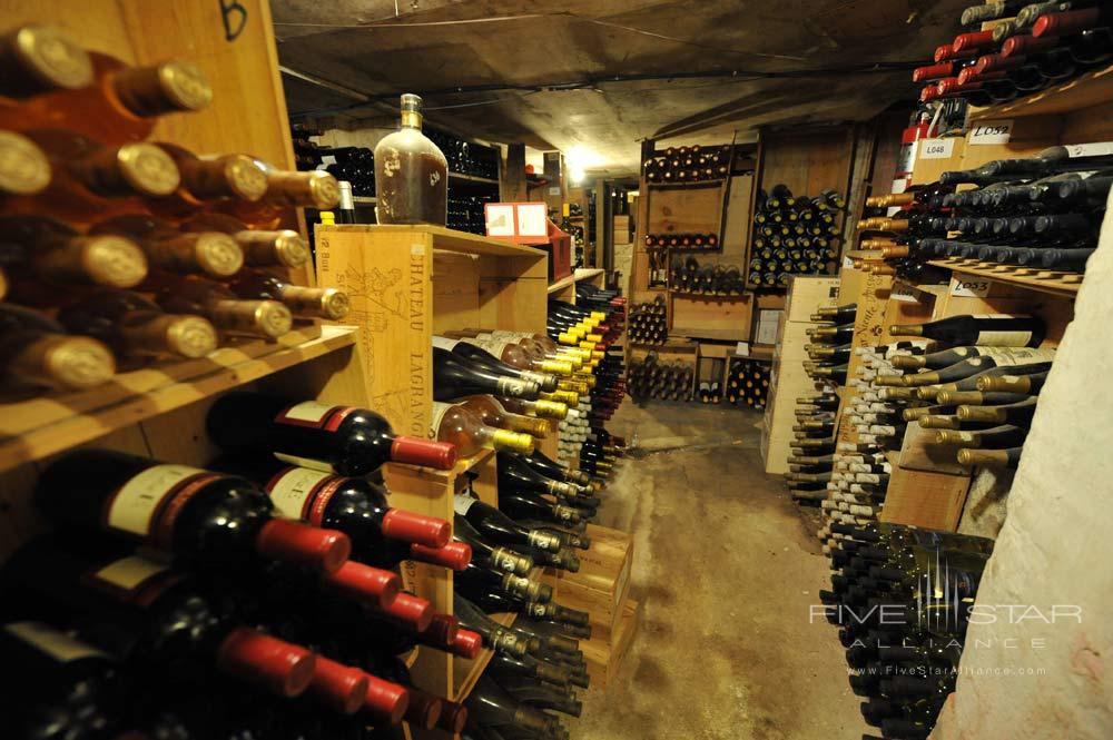 Wine cellar at Graycliff