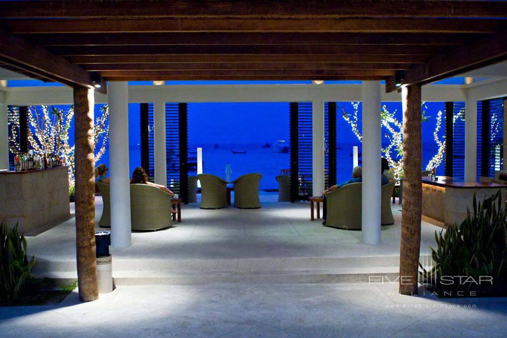 Lobby Bar by Night at The Racha Phuket, Thailand