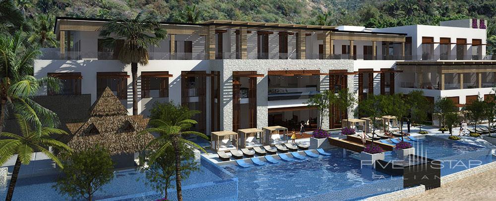 Exterior of Hyatt Ziva Puerto Vallarta