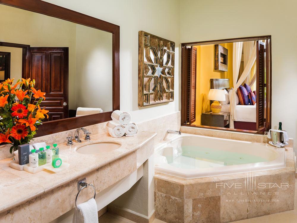 Presidential Suite Coba Restroom at El Dorado Royale Spa Resort